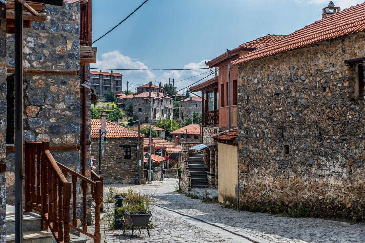 Malerische Dörfer in der Nähe von Thessaloniki-agios Athanasios-alpha drive
